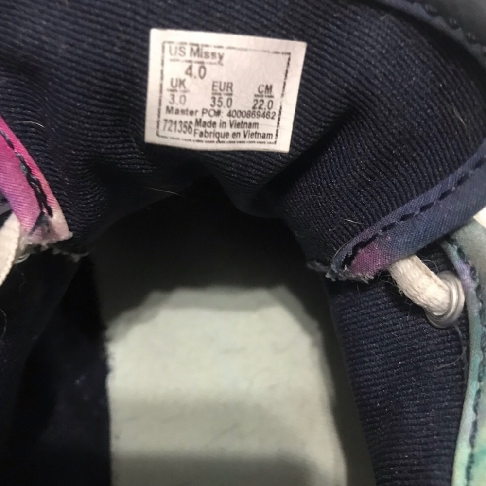 Galaxy Vans Sneakers • Size US Missy 4.0 • Preloved with wear - Picture 6 of 16